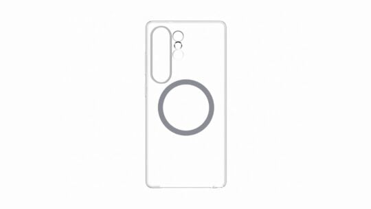 Samsung Galaxy S25 Ultra Clear Magnet Case Qi2 Ready